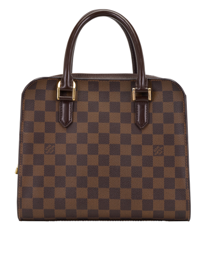Triana, &pound;595, Handbags, Brown, Canvas, Front view